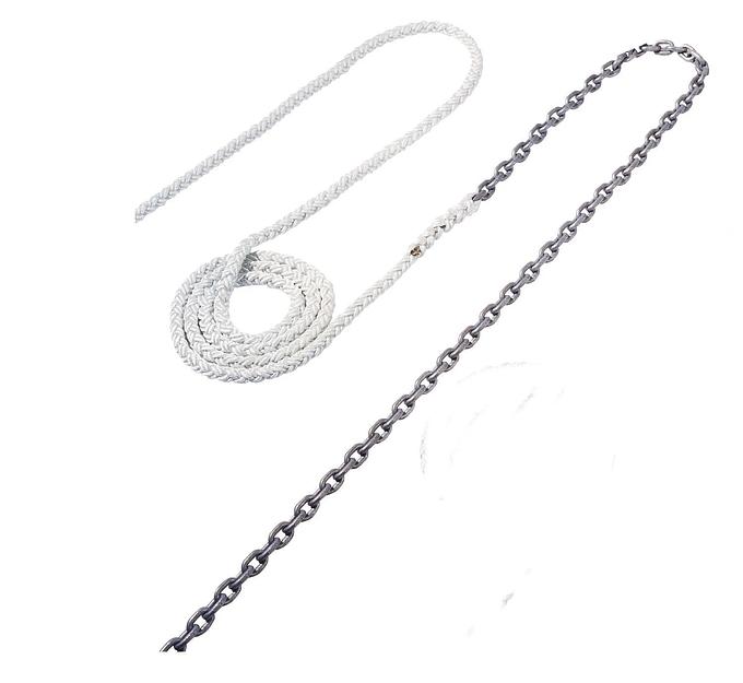 MAXWELL 20 m. of 10 mm chain & 100 m. 16 mm 8 plait rope