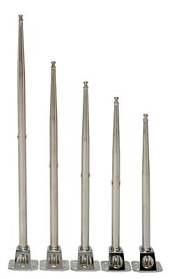 Stanchion, length 750 mm, Ø 25 mm, 2 wire holes @ 375 / 740 mm thumbnail 1