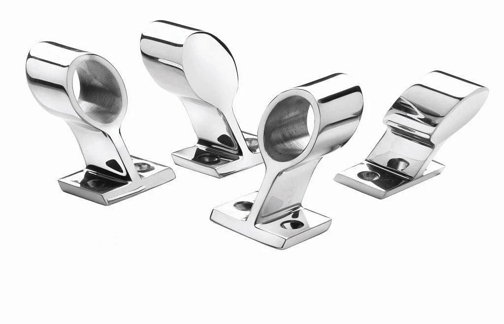 Stainless steel middle support for railing tube Ø 25 mm