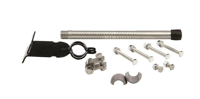 Cable steering transom