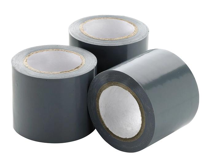 Self-adhesive tape, white roll of 30m