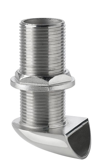 Air vent, stainless steel, polished finish, G1 1/2''