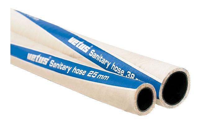 Impermeable 'no-smell' sanitary hoses, 19mm (3/4") internal diameter