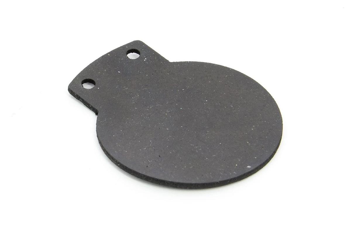 Rubber non-return-flap