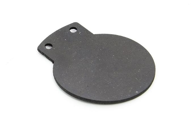 Rubber non-return-flap