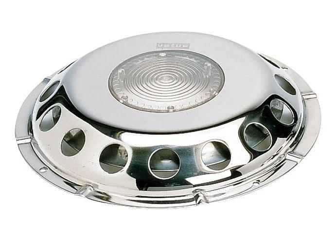 VETUS deck ventilator UFO, SS, translucent, incl. plastic grill
