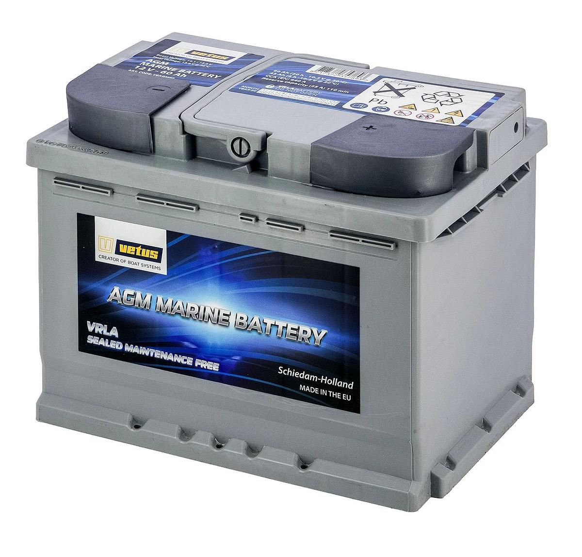 VETUS AGM power battery, 60Ah