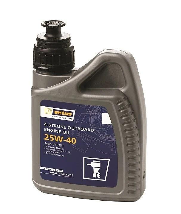 VETUS Four Stroke outboard engine oil, 25W-40, 1 litre