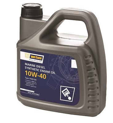 VETUS Marine diesel synthetic engine oil SAE 10W-40, 4 litre thumbnail 1