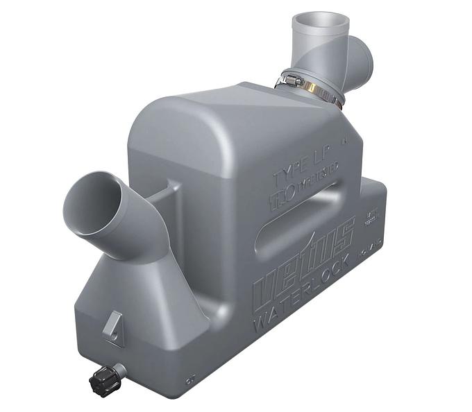 Waterlock type LP45, with rotating inlet for 45mm hose