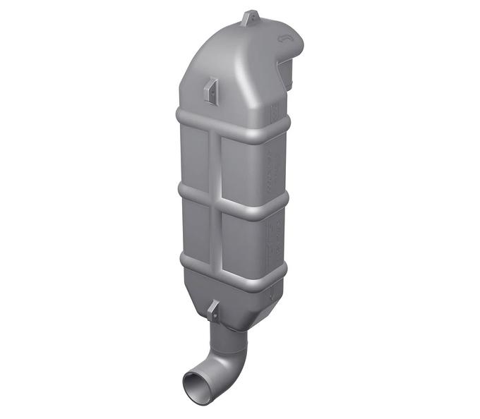 VETUS plastic gooseneck type LT60, 60mm