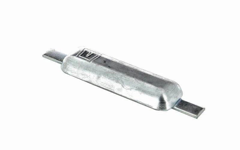 Weld-on hull anode, zinc, 2,27 kg