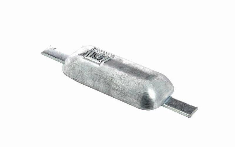 Weld-on hull anode, aluminium, 1,45 kg