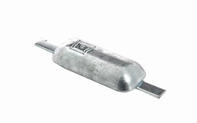 Weld-on hull anode, aluminium, 1,45 kg thumbnail 1