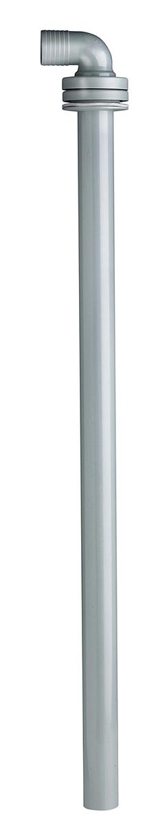 Extraction pipe L = 780mm hose nipple 38mm diameter, straight