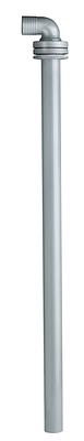 Extraction pipe L = 780mm hose nipple 38mm diameter, straight thumbnail 1