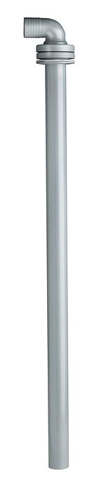 Extraction pipe L = 780mm hose nipple 38mm diameter, straight