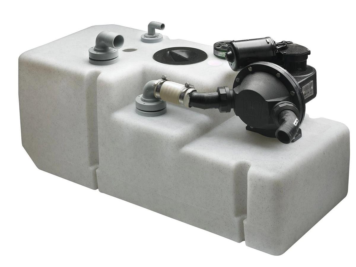 Waste water tank system 88lt, includes 12V pump & sensor