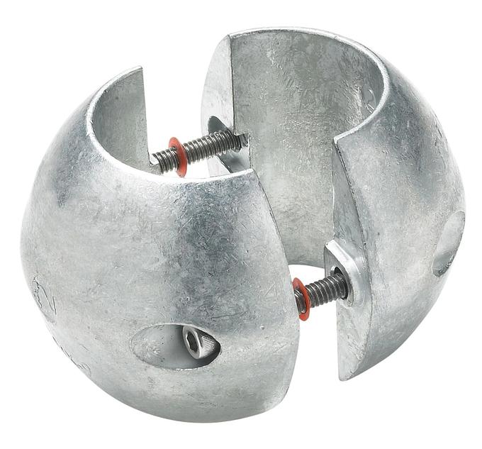 Zinc anode, Ø 1.25", for shaft mounting