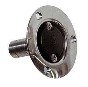 Stainless steel breather nipple Ø 16 mm. straight