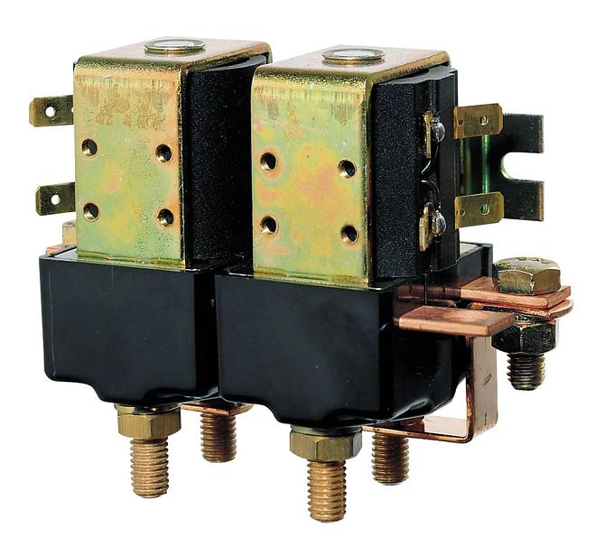 VETUS dual make/break relay, 12V /1500W, M8 terminals