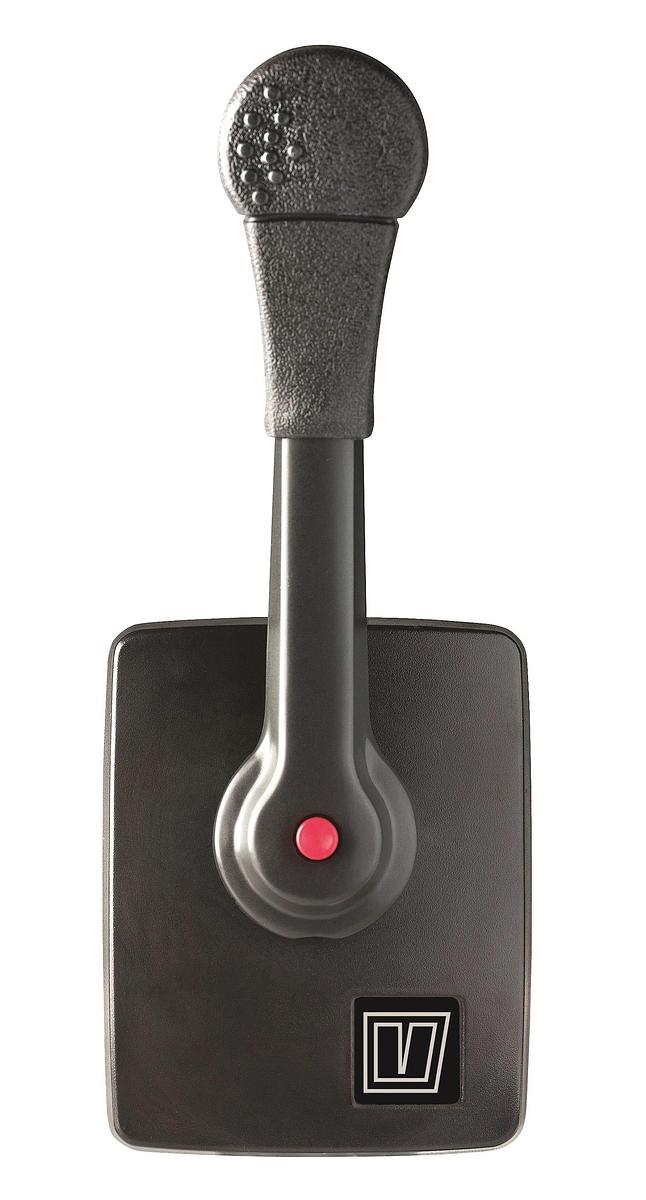 Single lever remote control, side mounting, synthetic handle and housing