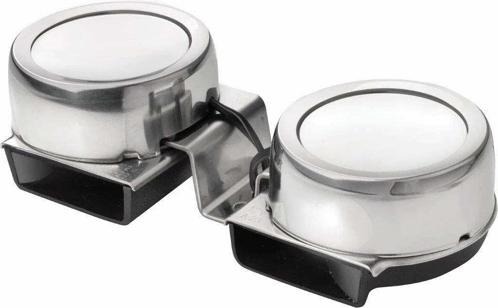 Compact shell horns