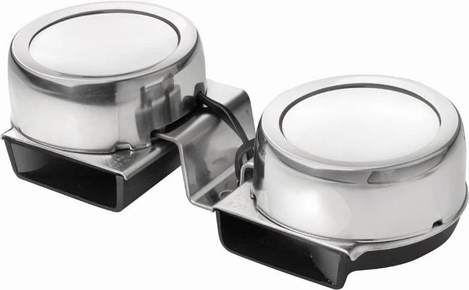 Compact shell horns