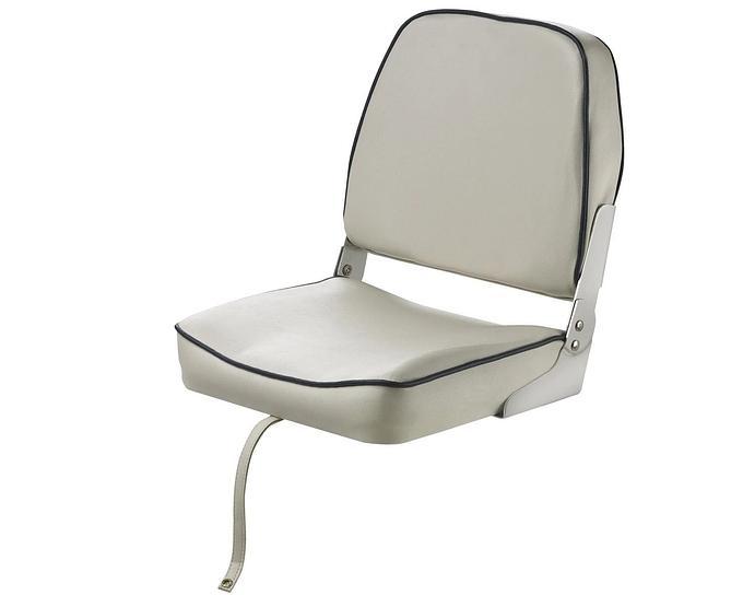 Fisherman, classic folding seat, white