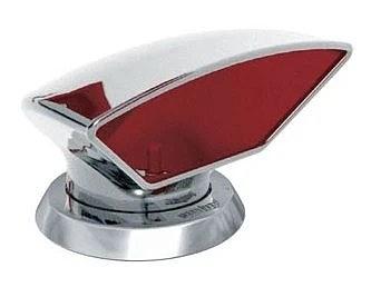 VETUS cowl ventilator DONALD, 75 mm, SS 316, red interior thumbnail 1