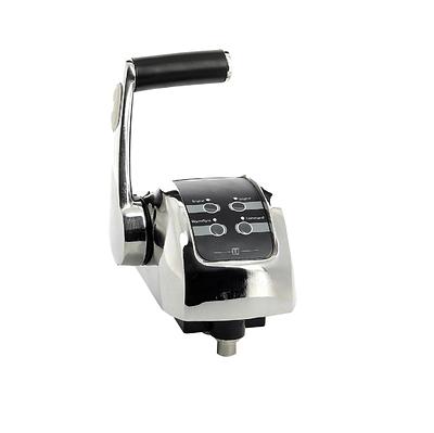 Control lever, stainless steel, for 1 engine, with trim control thumbnail 1