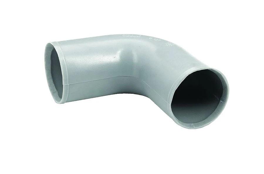 Synthetic hose connection bent 90°, 127mm diameter