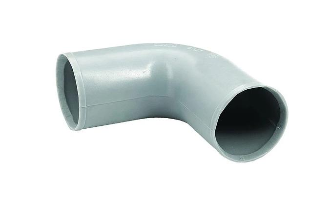 Synthetic hose connection bent 90°, 203mm diameter