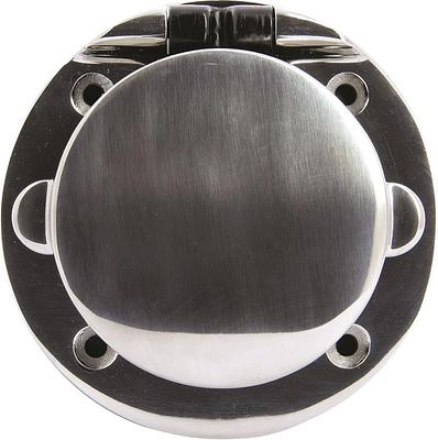Schuko wall socket 16A, polished steel thumbnail 1