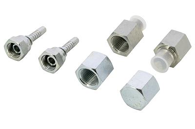 Connection set for double fuel filter, 8mm-diameter hose, straight thumbnail 1