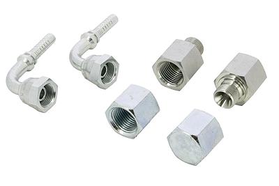 Connection set for double fuel filter, 8mm-diameter hose, angled thumbnail 1