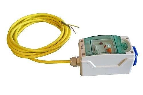 Electrical cabinet RCBO, single Schuko wall socket, 30mA/16A, housing IP65