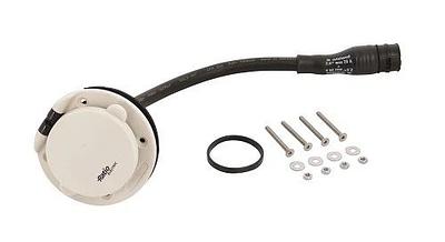 Quick-Connect - Shore power wall inlet 16A, white IP56, flush-mounted, polyamide thumbnail 1