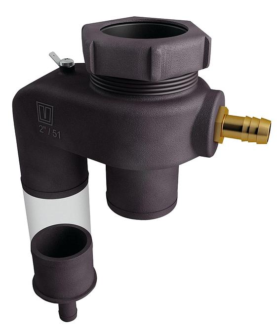 VETUS fuel splash-stop type FSA, 51mm cap/hose, 16mm breather