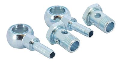 Connection set for single fuel filter, 8mm-diameter hose, angled thumbnail 1
