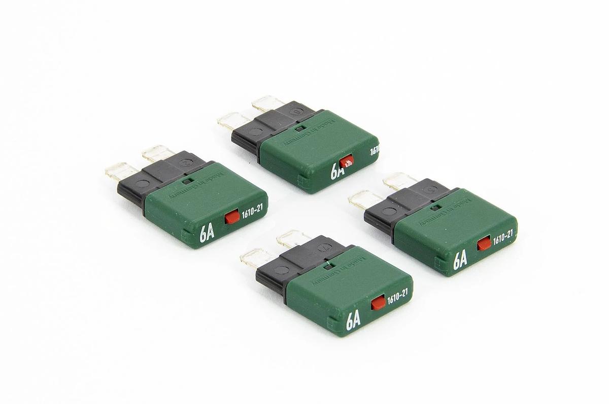 VETUS automatic fuses 6A for P8FA (set of 4 pcs.)