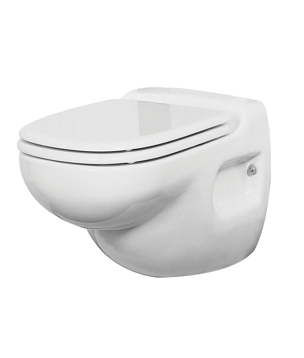 Wall Mounted Electric Marine Toilet 12 VDC