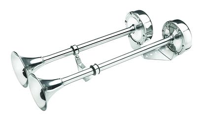 Double trumpet horn, 24 V. Set high pitch and low pitch thumbnail 1