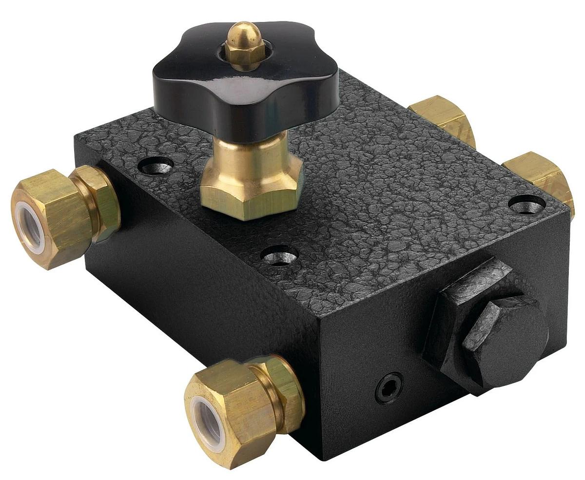 Single non-return valve (G1/2) with by-pass valve