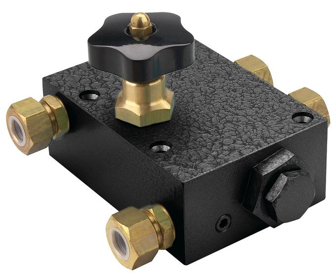 Single non-return valve (G1/2) with by-pass valve