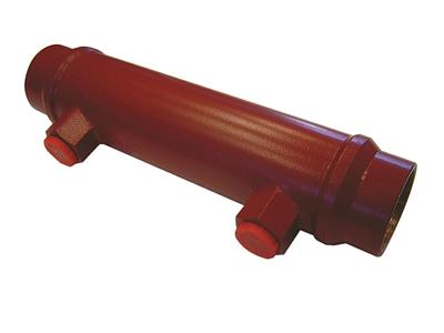 Hydraulic oil cooler with 2" BSP and ¾’’ BSP ports thumbnail 1
