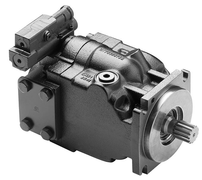 Variably adjustable piston pump, 75cm³, side connection