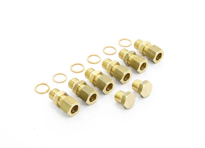 Fitting kit (10 mm) for dual non-return valve,