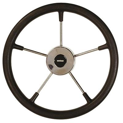 VETUS steering wheel (360 mm - 14") with PU-foam layer black thumbnail 1