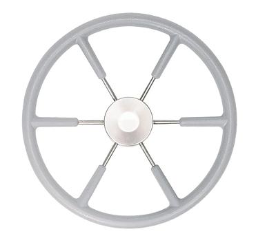VETUS steering wheel (450 mm - 17") with PU-foam layer grey thumbnail 1